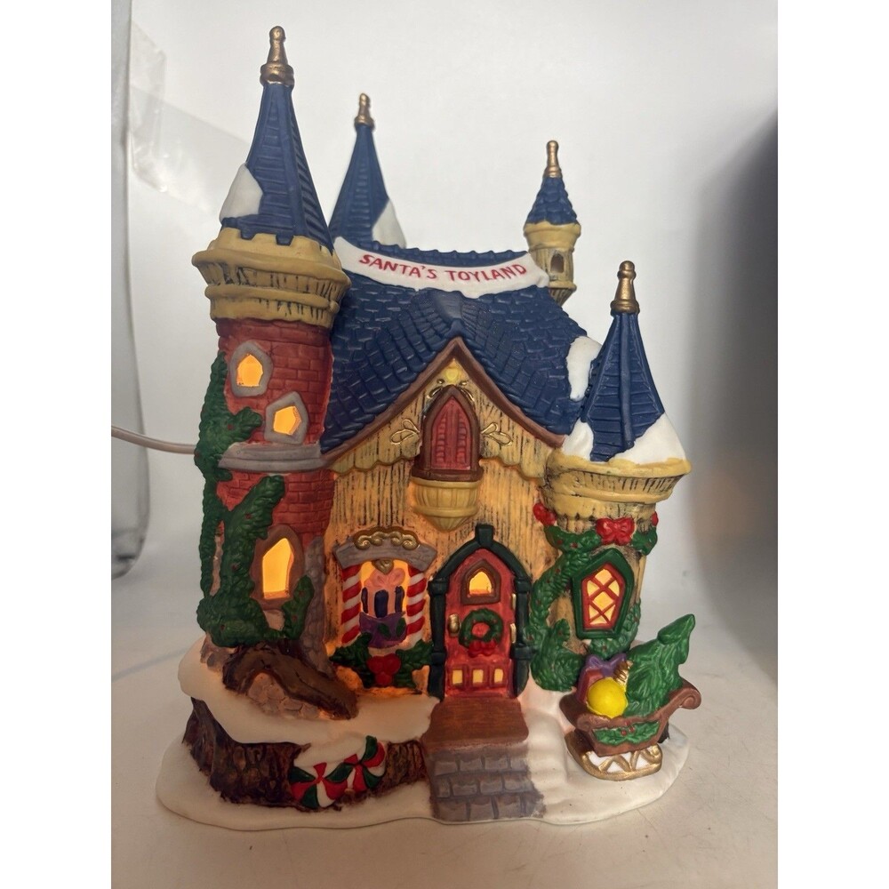 Heartland Valley Village Santa’s Toyland 1997 Limited Edition Lighted House